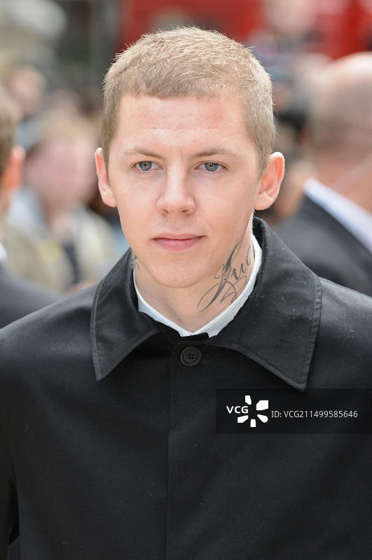 格林教授。《玩具总动员3》首映礼，莱斯特广场，伦敦，英国图片素材