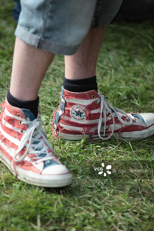 英国格洛斯特郡迪德马顿蓝草音乐节图片素材