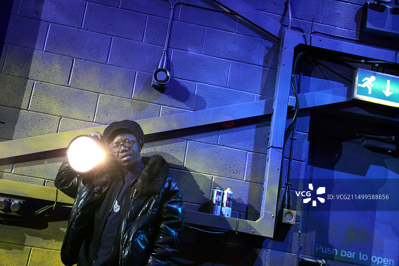 伯明翰剧院的嘻哈剧院制作人Jonzi-D图片素材