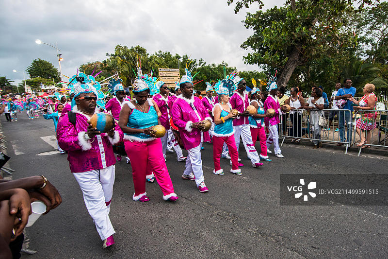 狂欢节的鼓手节奏图片素材