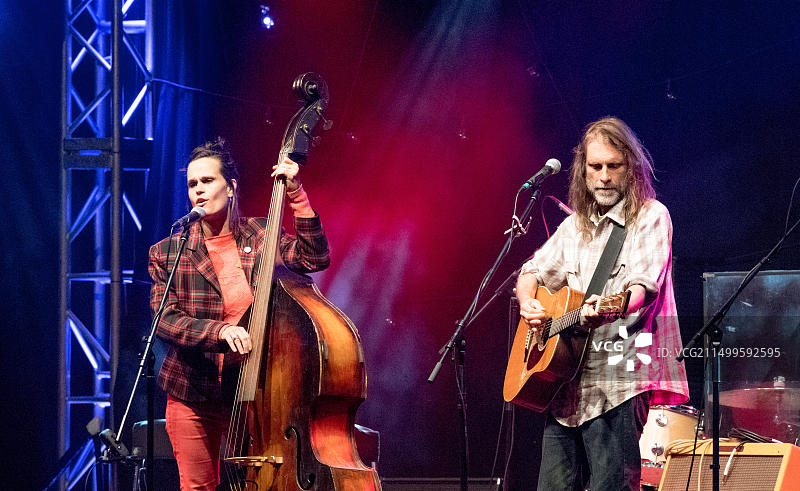 卡车驿站蜜月乐队在Southwell音乐节现场表演（2019年）图片素材