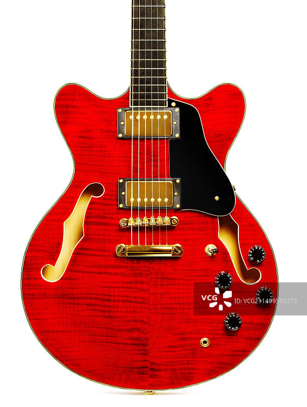 半空心吉他图片素材