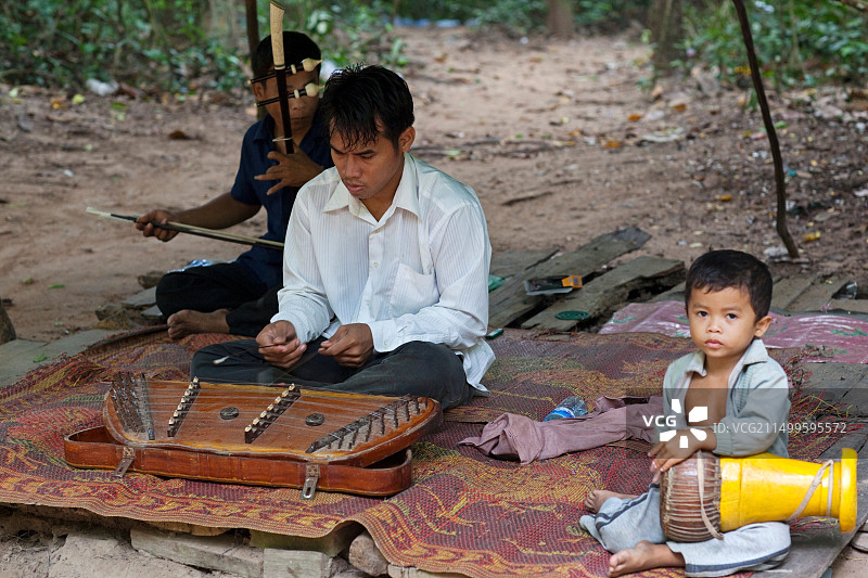 柬埔寨暹粒圣剑寺图片素材