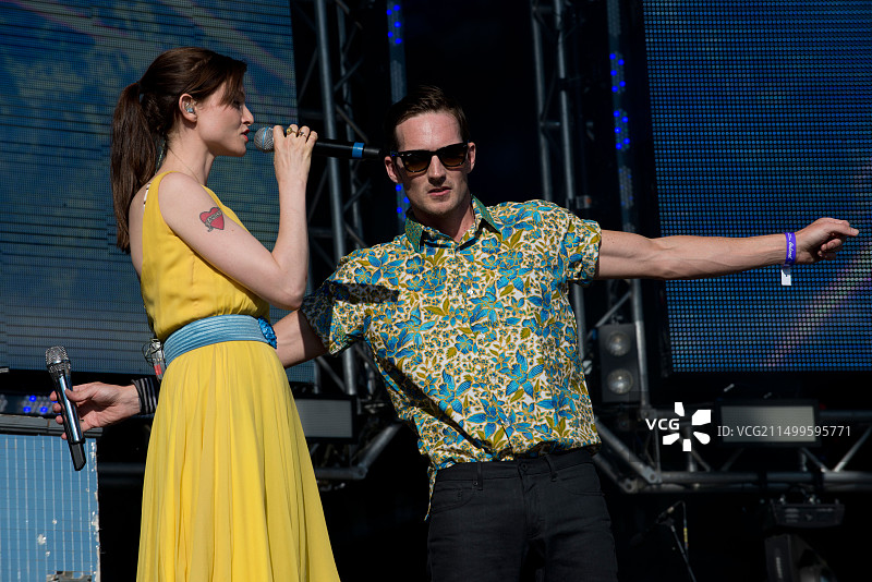 丹·吉莱斯皮在伦敦伊丽莎白奥林匹克公园演出图片素材