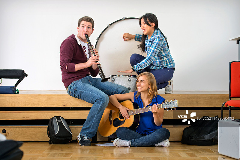 英国伯明翰大学的音乐系学生图片素材