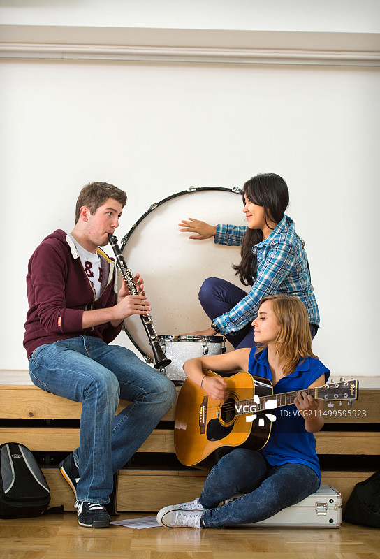 英国伯明翰大学的音乐系学生图片素材