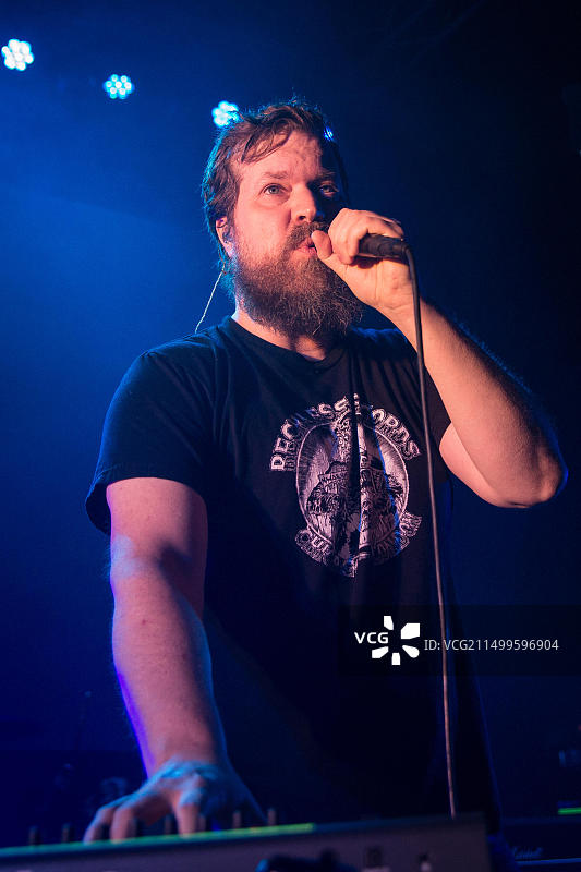 美国歌手、音乐家和词曲作者John Grant在奥斯陆Cosmopolite举行现场音乐会图片素材