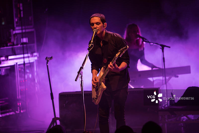 安慰剂乐队挪威演唱会布莱恩·莫尔科图片素材