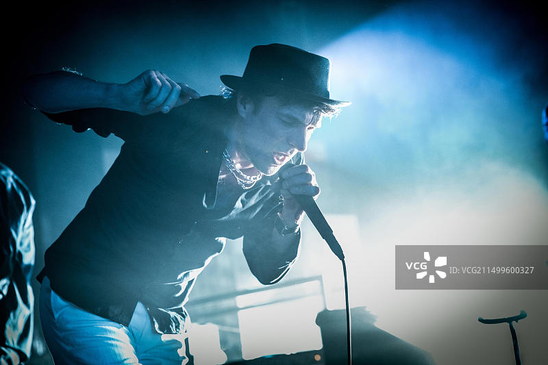 瑞典摇滚音乐家托斯特罗姆卑尔根现场音乐会图片素材