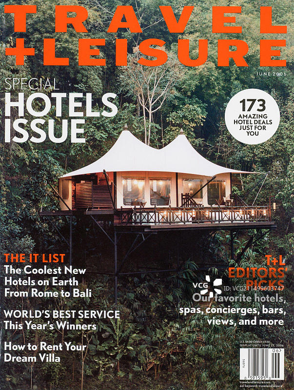 2006年6月《旅游休闲》杂志封面（美国）图片素材