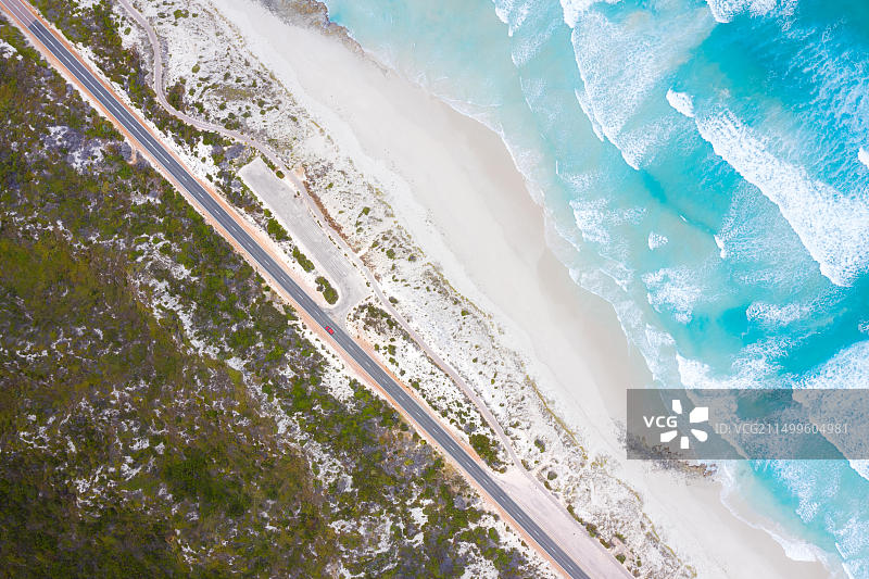 埃斯佩兰斯大洋路航拍，西澳大利亚，澳大利亚，旅行度假概念图片素材