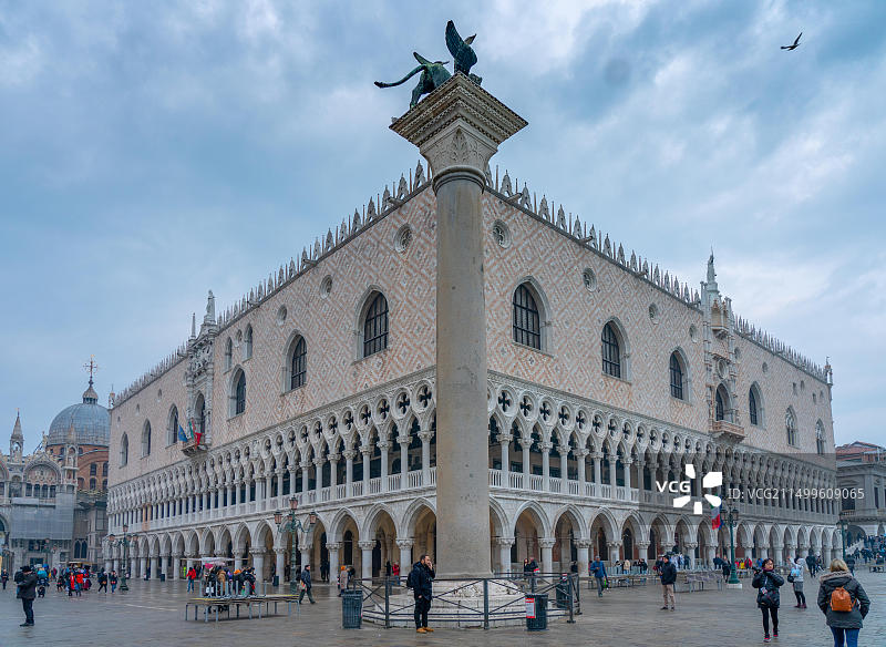 威尼斯总督宫景色图片素材