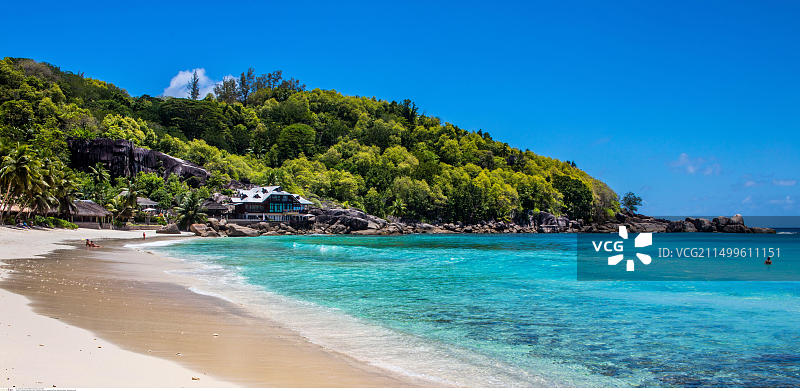 塞舌尔马埃岛塔卡马卡海滩图片素材