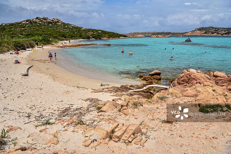 意大利撒丁岛布德利岛地理风光图片素材