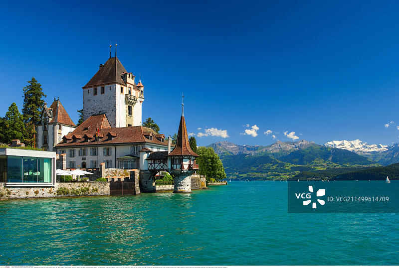 瑞士上霍芬城堡图片素材