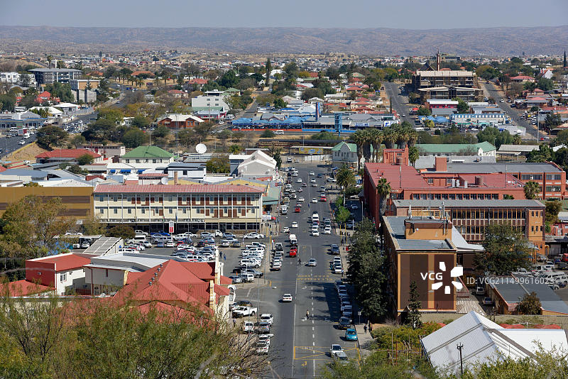 纳米比亚温得和克情人山城市景观图片素材