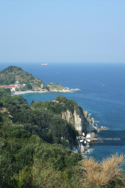 意大利厄尔巴岛圣安德烈亚海湾风光图片素材