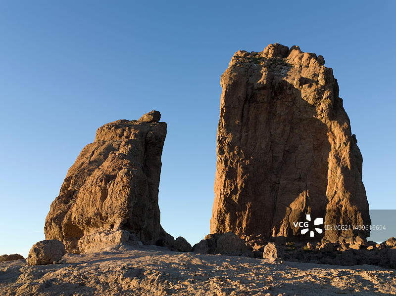 西班牙加那利群岛大加那利岛努布洛岩图片素材