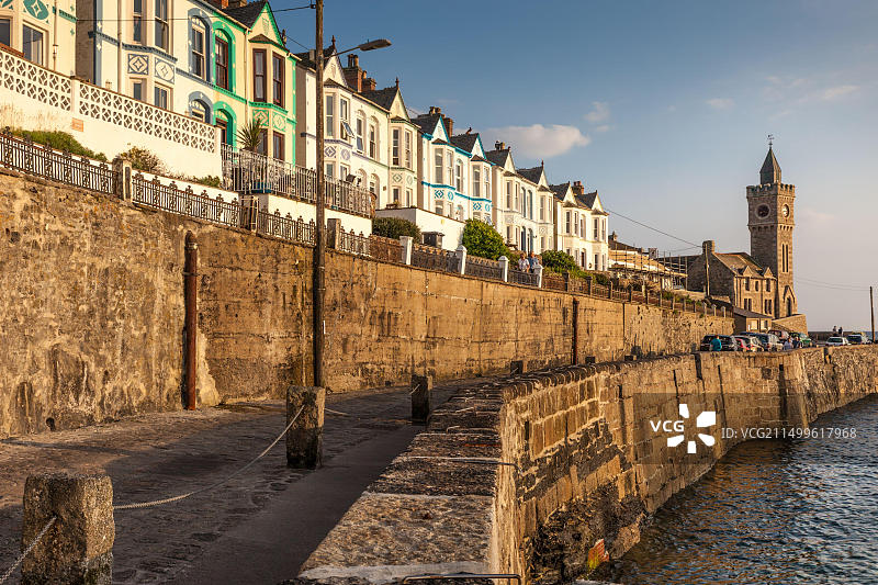 英国康沃尔，波特莱文港口图片素材