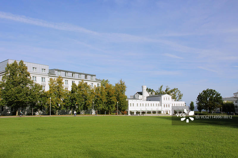 德国梅克伦堡-前波美拉尼亚州波罗的海海利根达姆水疗中心图片素材