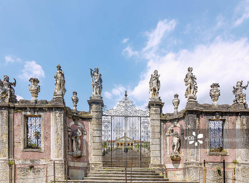 意大利威尼托维琴察的皮奥韦内别墅图片素材