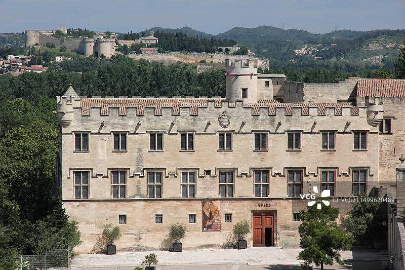 法国阿维尼翁小宫博物馆外景图片素材