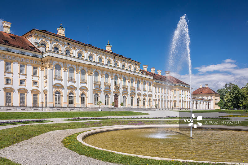 德国巴伐利亚州奥伯施莱斯海姆新施莱斯海姆城堡图片素材