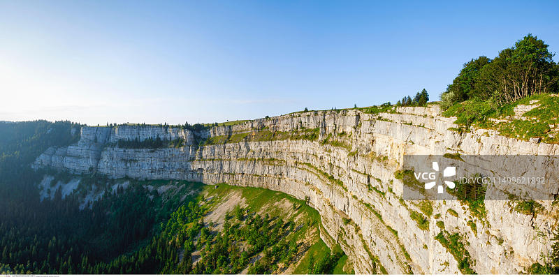 瑞士纳沙泰尔Creux du Van风光图片素材