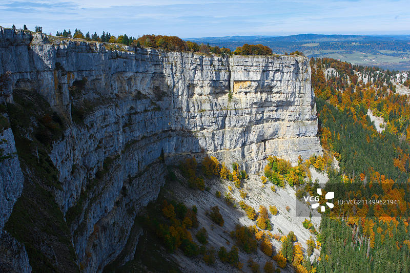 瑞士Creux du Van, 纳沙泰尔图片素材