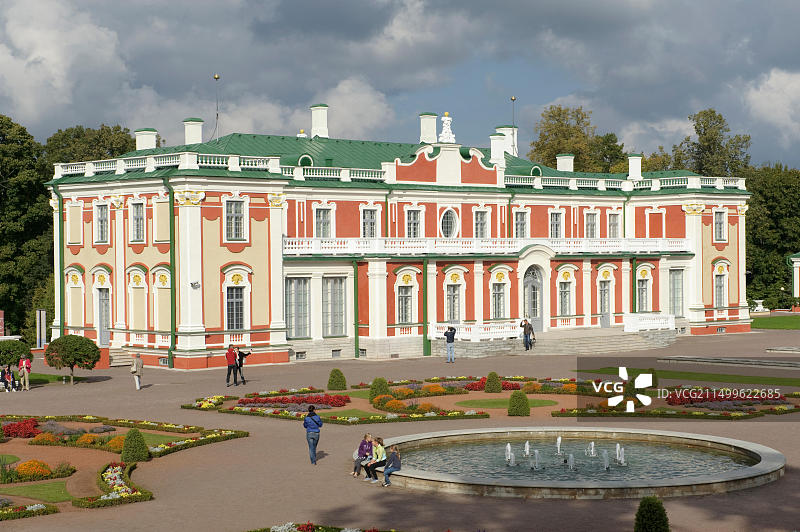 爱沙尼亚塔林卡德里奥格宫城堡外观图片素材