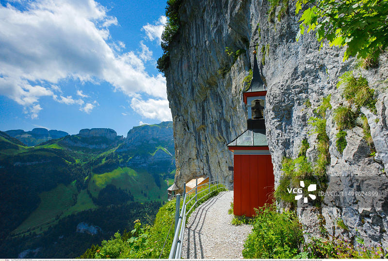 瑞士内阿彭策尔州艾舍尔野教堂图片素材