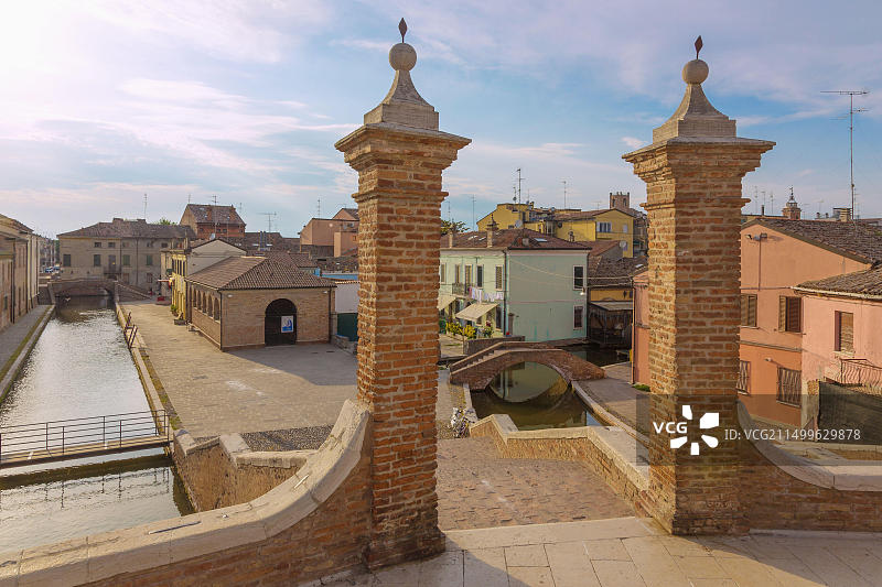 意大利科马基奥的特雷蓬蒂图片素材