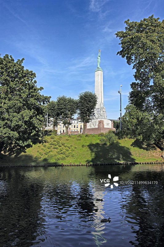 拉脱维亚自由纪念碑图片素材