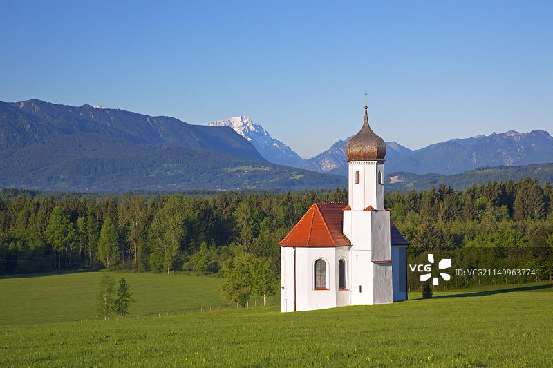德国巴伐利亚彭茨贝格圣约翰尼斯莱恩图片素材