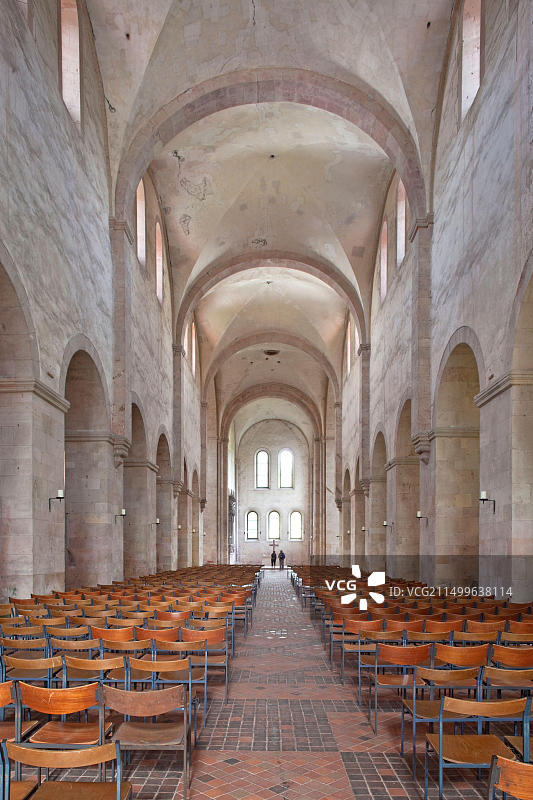 德国黑森州莱茵河畔埃尔特维勒埃伯巴赫修道院图片素材