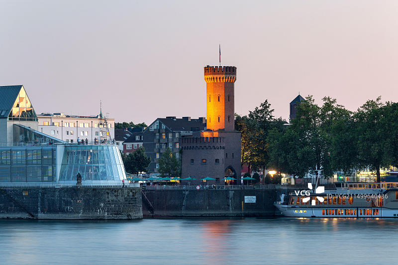 德国北莱茵-威斯特法伦科隆莱茵auhafen的马拉科夫塔图片素材