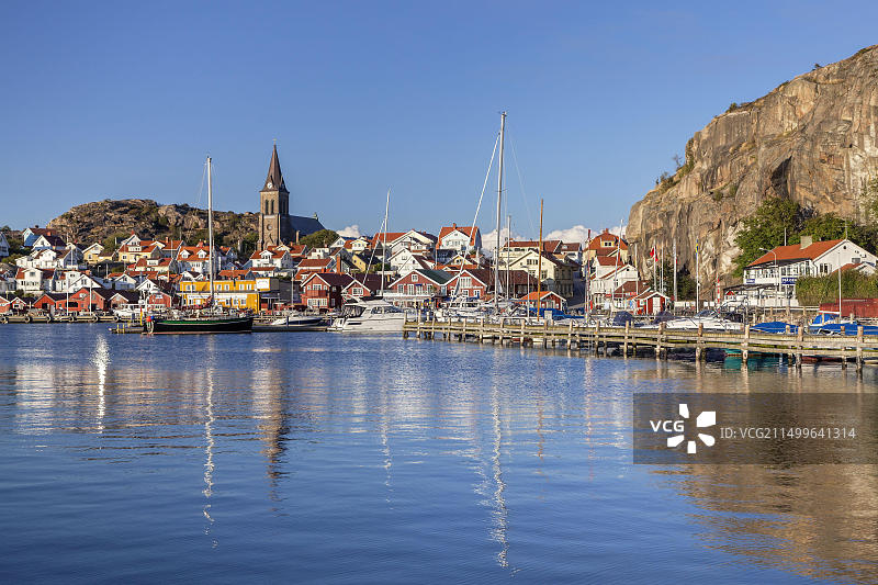 瑞典博胡斯伦峡湾小镇风光图片素材