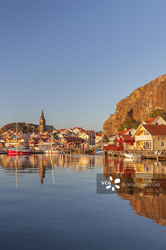 瑞典博胡斯伦峡湾小镇风光图片素材