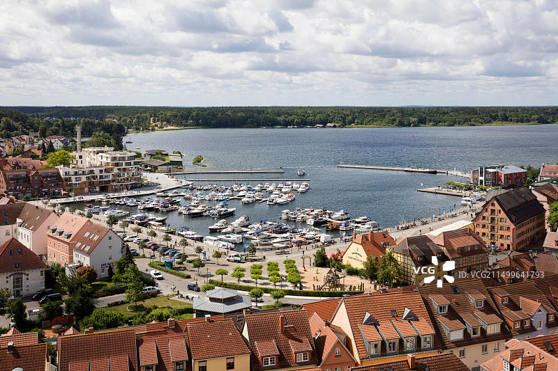德国梅克伦堡湖区瓦伦（米里茨）风光图片素材
