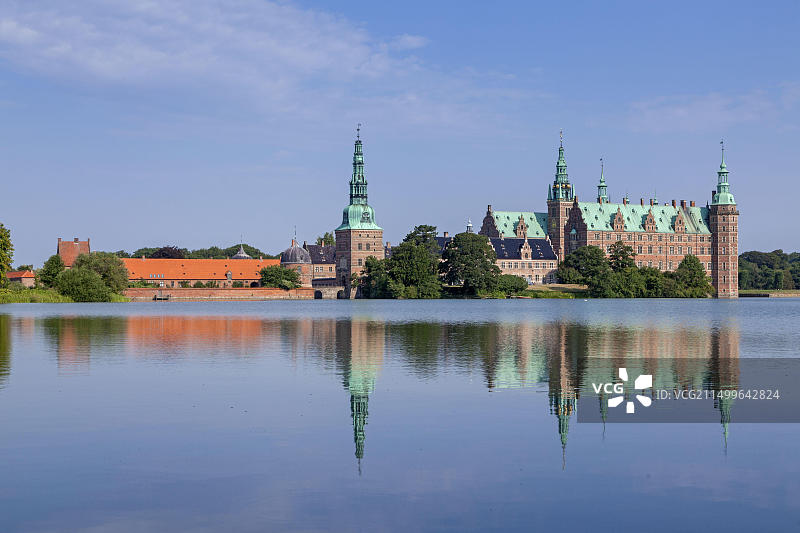 丹麦西兰岛希勒勒腓特烈堡宫图片素材