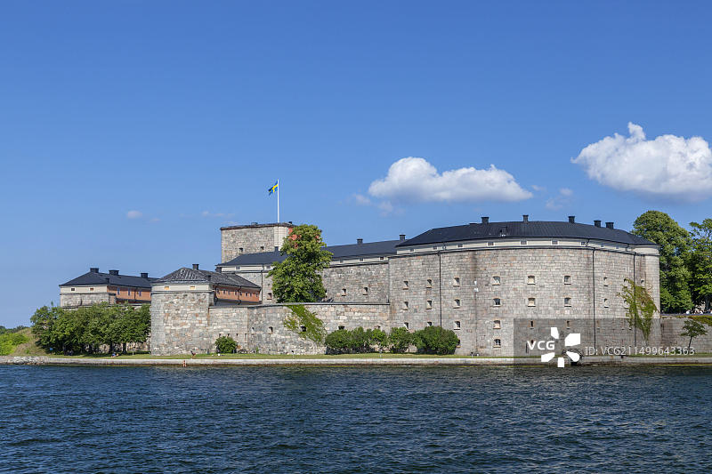 瑞典斯德哥尔摩省瓦克斯霍尔姆要塞城堡图片素材