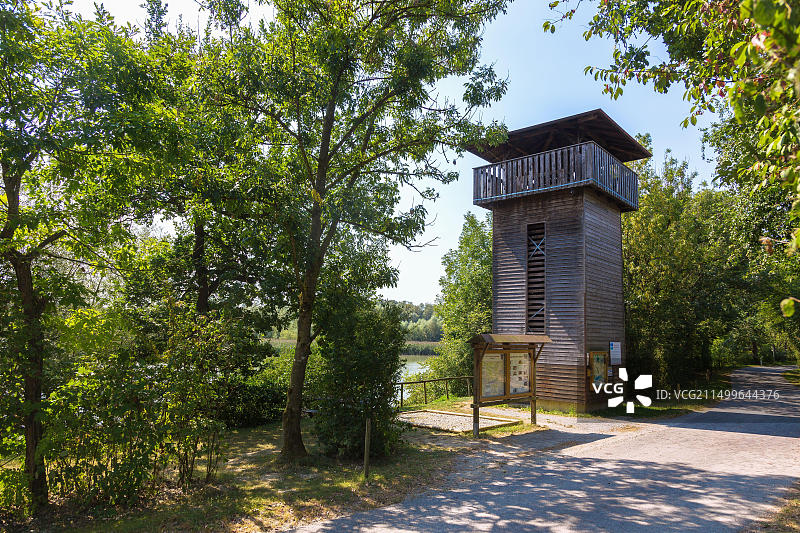 德国巴伐利亚埃格尔湖观景塔图片素材