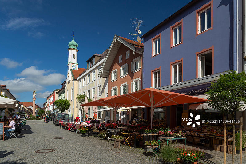 德国巴伐利亚穆尔瑙：朝圣教堂图片素材