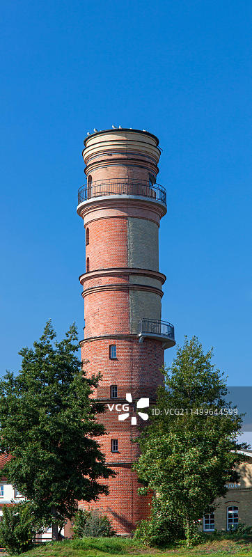 德国吕贝克特拉沃明德旧灯塔图片素材