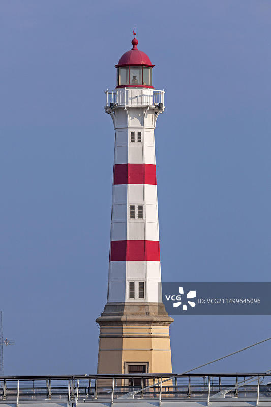 瑞典斯科讷马尔默内港灯塔图片素材