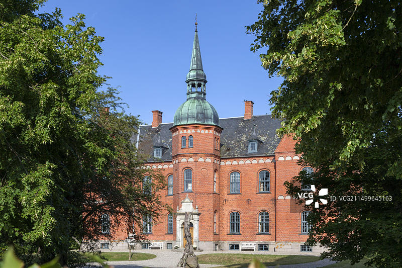 丹麦南丹麦群岛朗厄兰岛斯科斯高庄园图片素材