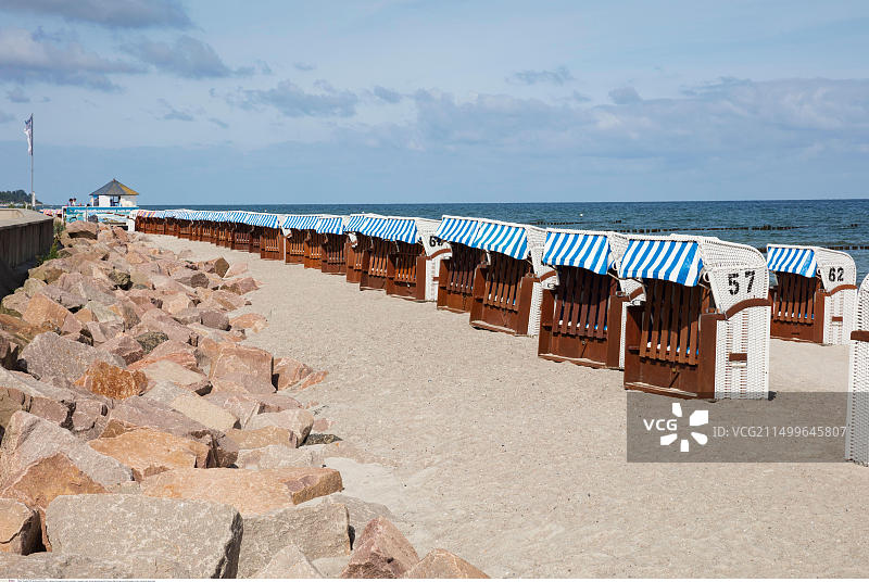 德国梅克伦堡-前波美拉尼亚州屈隆斯博恩海滩图片素材