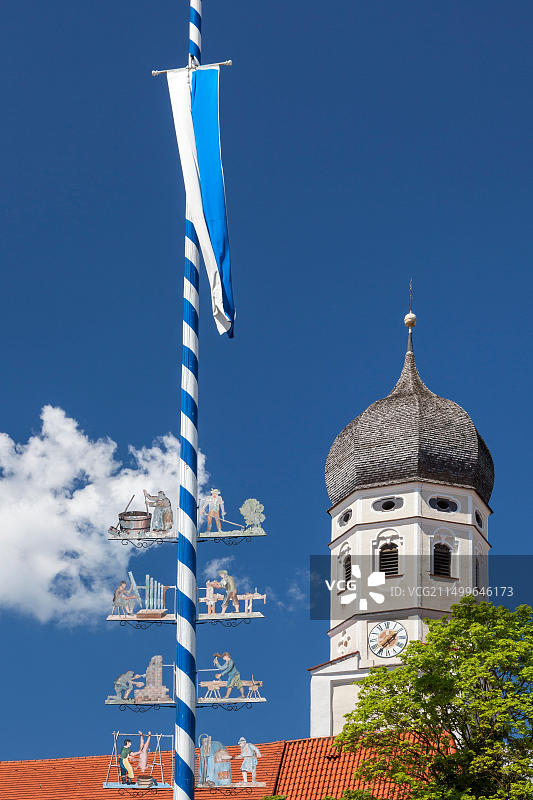 德国巴伐利亚州安德克斯圣维特教区教堂风光图片素材
