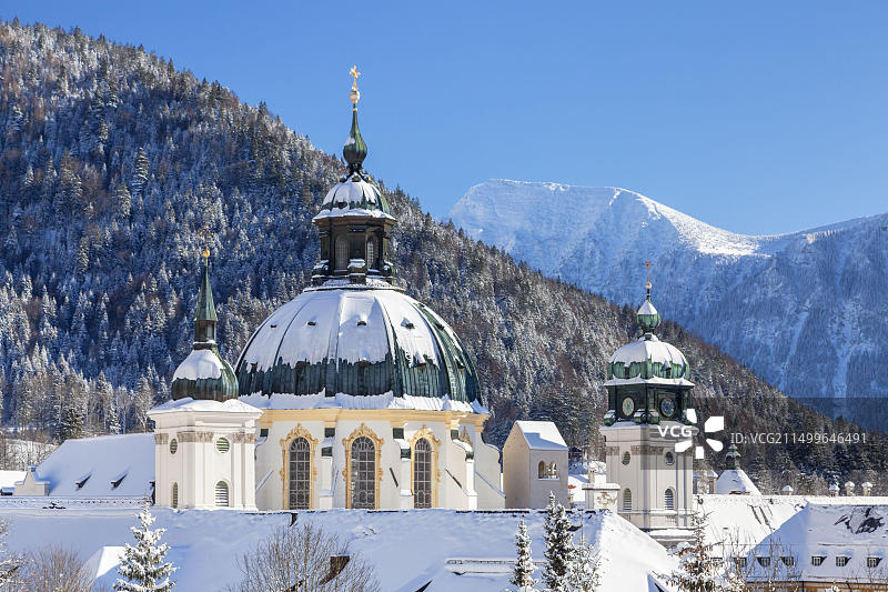 德国巴伐利亚埃塔尔埃塔尔修道院图片素材