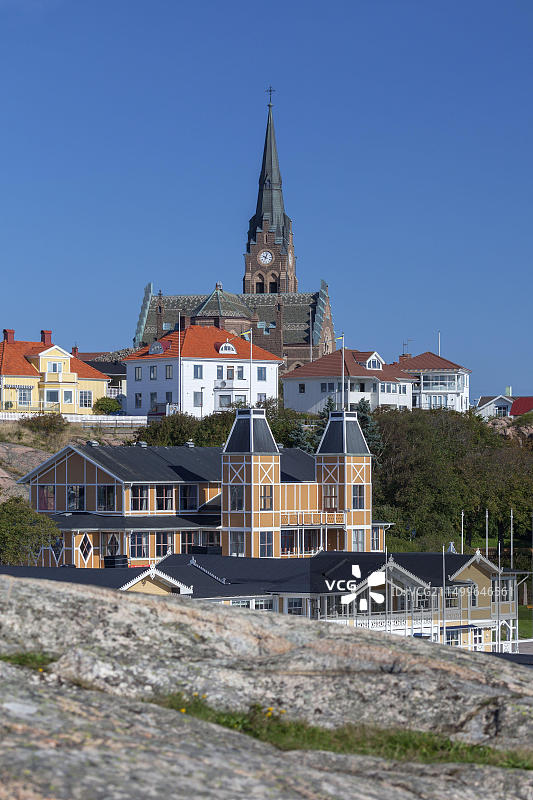 瑞典博胡斯伦吕瑟希尔房屋景观图片素材